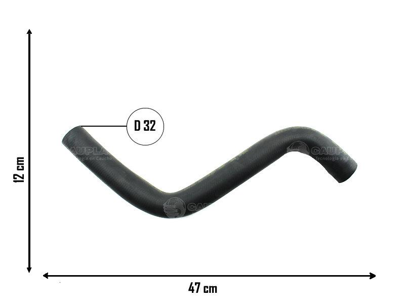 Manguera inferior de radiador — Chevrolet (Aveo)