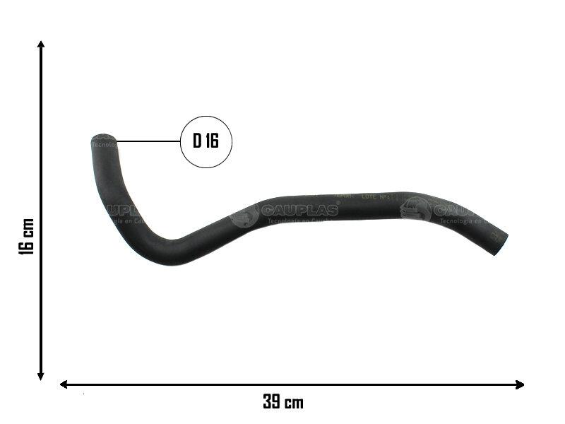 Manguera de calefacción salida — Chevrolet (Aveo)