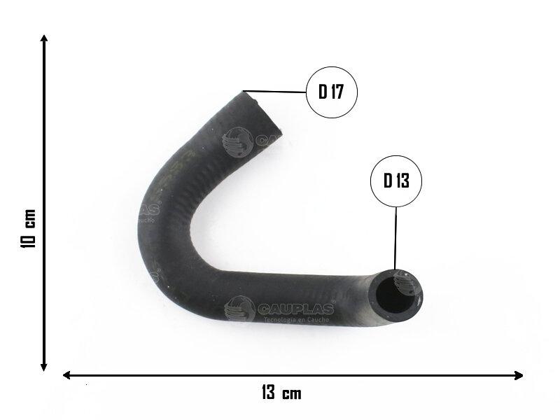 Caño entrada calefactor — Chevrolet (Corsa, Meriva)