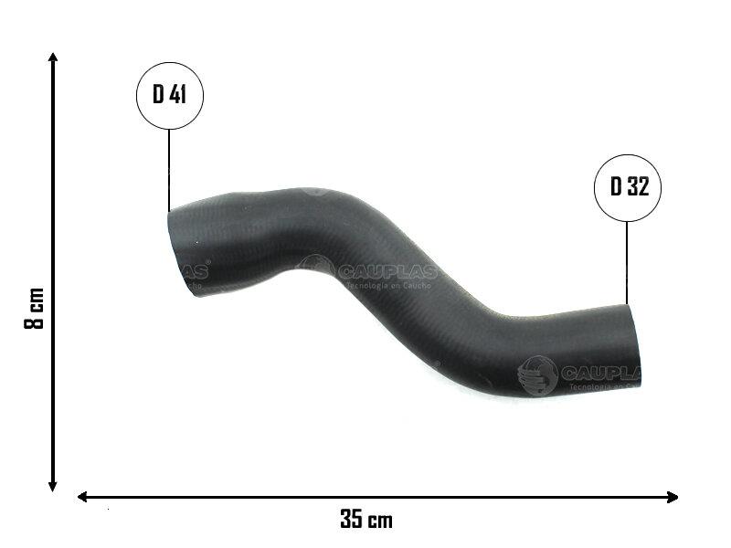 Caño superior de radiador — Chevrolet (Fun 1.4)