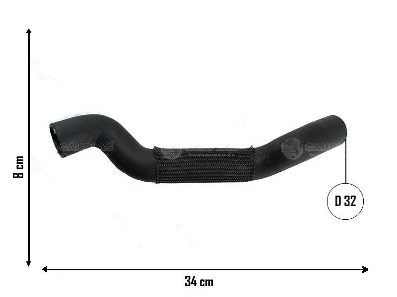 Manguera de radiador superior — Volkswagen (Fox, Suran)