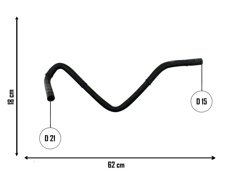 Manguera vaso de expansión inferior — Ford (Ka)