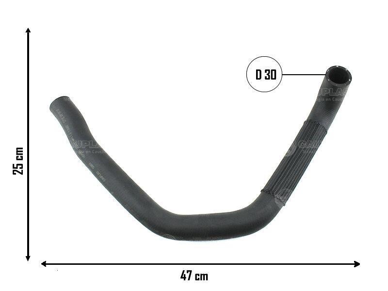 Manguera de radiador inferior — Volkswagen (Amarok)