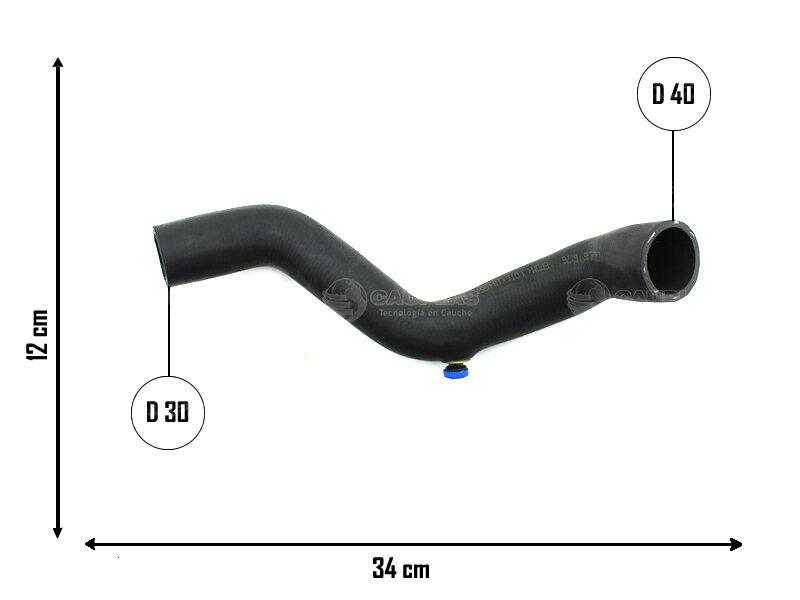 Caño superior con purgador — Renault (R11, R9)