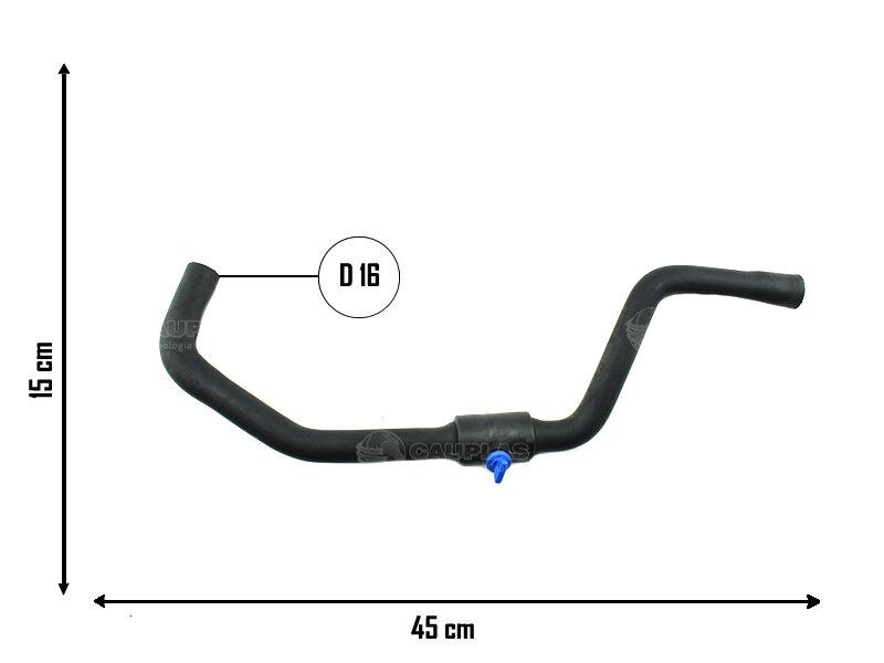 Manguera calefactor entrada — Renault (Logan, Sandero)