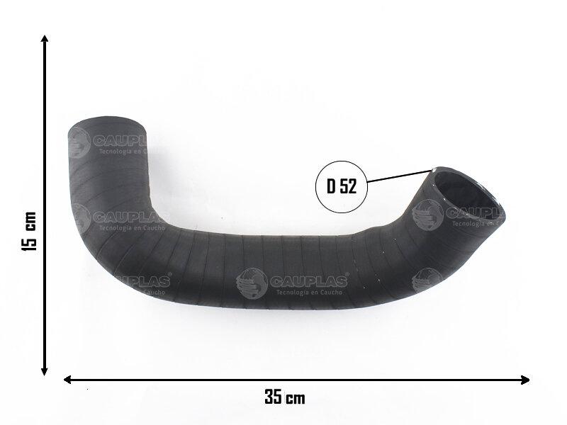 Manguera intercooler salida — Fiat/Citroen/Peugeot (Ducato, Jumper)