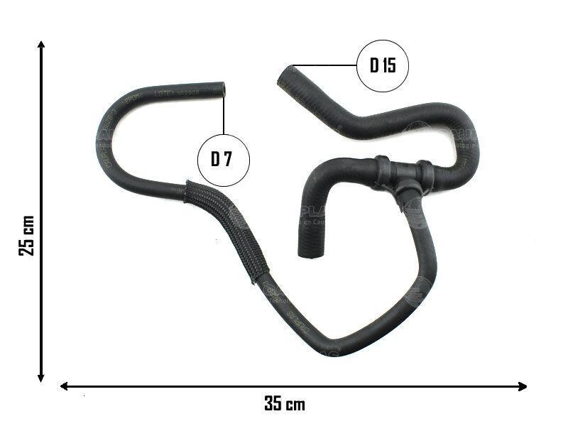 Manguera de calefactor entrada — Fiat (Fire 8V, MPI)