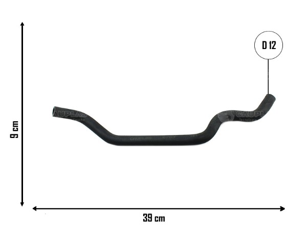 Manguera vaso de expansión superior — Renault (Logan, Sandero)