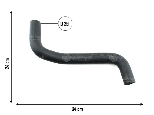 Manguera de radiador superior — Renault (Logan, Sandero, Stepway)