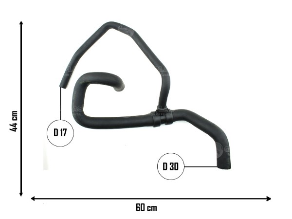 Manguera de radiador inferior — Renault (Duster, Logan, Sandero, Stepway)