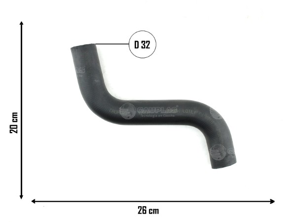Manguera de radiador superior — Chevrolet (Tracker)