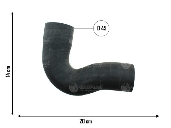 Tubo de intercooler — Volkswagen (Beetle, Golf, Jetta)