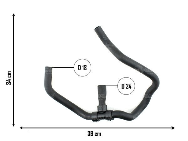 Manguera a depósito de anticongelante — Ford (Ecosport, Fiesta)