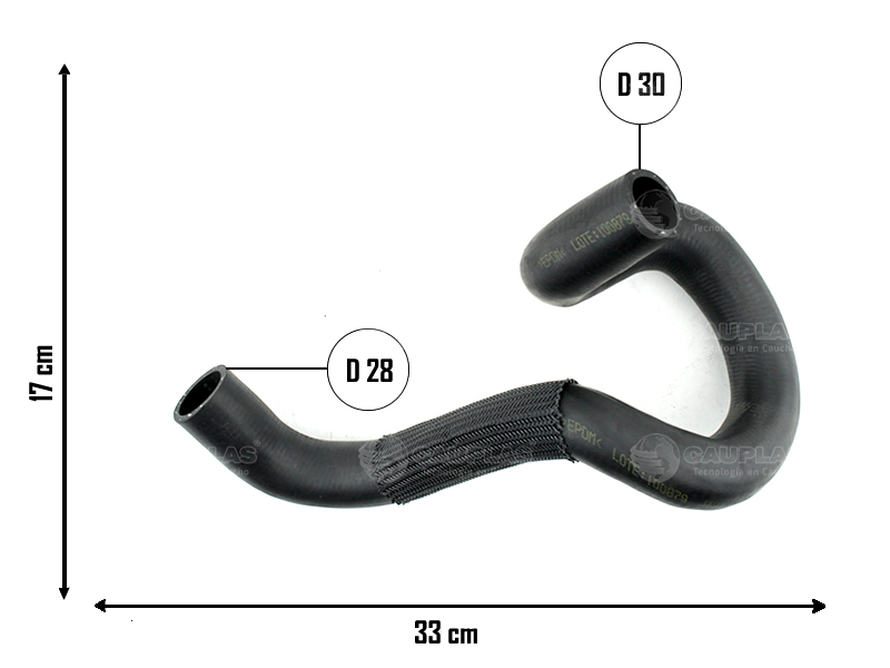 MANGUERA RADIADOR SUPERIOR PEUGEOT 307 2.0 DIESEL DW10 2002-2007