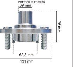 Maza de rueda delantera — Ford (Escort, Fiesta, Galaxy, Ka, Orion)