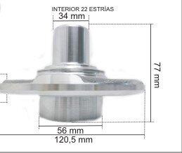 Maza de rueda — Chevrolet (Agile, Corsa, Prisma)