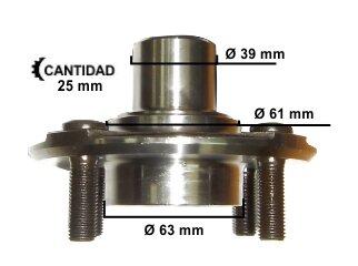Maza de rueda — Ford (EcoSport, Fiesta, Focus)