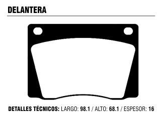 Pastilla de freno Bosch