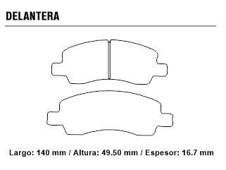 Pastilla de freno — Fiat (Argo, Cronos, Firefly) — foto 2