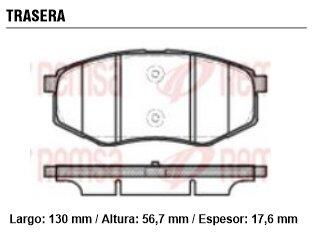 Pastilla de freno delantera — Hyundai/Kia (IX35, Sonata, Sportage, Tucson)