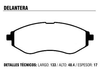 Pastilla de freno — Chevrolet (Spark)