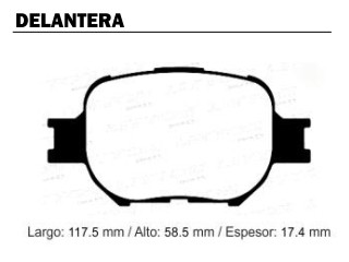 Toyota corolla 97/02 delantera