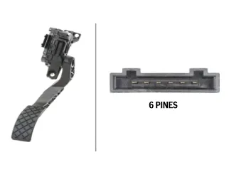 Pedal acelerador volkswagen passat 1.9 tdi 98/10-2.0 tdi 05/10 / Audi A4 1.9 tdi 00/04 6 pines
