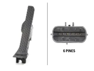Pedal acelerador audi Q3 / Volkswagen golf 08/16 / Volkswagen sharan 12/16 / Volkswagen tiguan 12/16