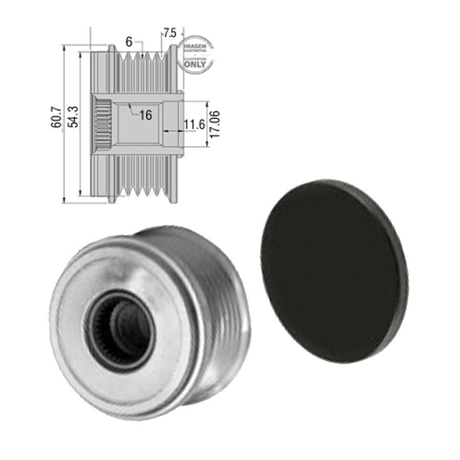 POLEA ALTERNADOR C4 2.0 HDI VKM03302 PEUGEOT / CITROEN | 307 | 1.6HDI