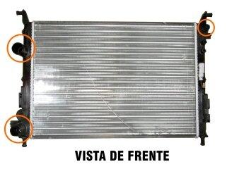 RADIADOR DE AGUA FIRE 1.3-1.6 SIN AA-1.4 CON AA/SIENA/IDEA 1.3-1.6 FIRE S/AA C/TERMOCONTACTO 525X377X21M (CR646) (OEM 46779392 46815886 46815887 51791364 517913) FIAT / JEEP | PALIO | 1.3