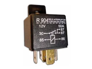 Relay universal rele mini interruptor simple - Doble salida 12 v - 50 a - 5 contactos