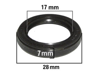 RETEN INYECTORES TAPA VALVULAS FORD RANGER 2.5 / 2.8 MAXION / POWERSTROKE (LLEVA 2 EL MOTOR) | 17X28X7 | VA DONDE SE FIJA LA RAMPA DE INYECTORES