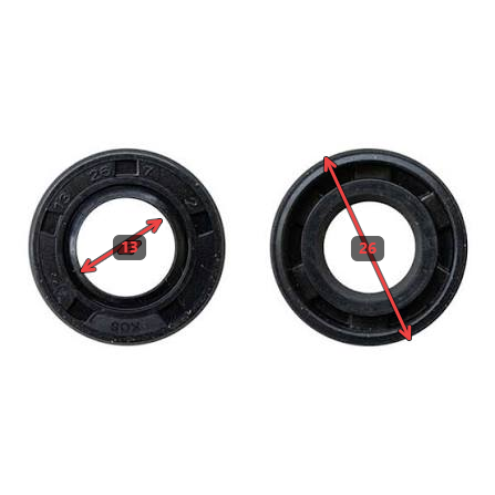 Reten selector de caja chevrolet corsa (Hasta años 2004) | 13X26X7 — foto 3