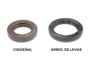 Reten Chevrolet/Fiat 1.4 8V-1.8 8V retenes ciguenal y arbol de levas