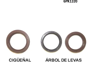 Reten Peugeot/Citroen 2.0 16V 143 cv EW10A retenes ciguenal y arboles de levas