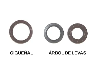 Reten renault 2.0 16V F4R retenes ciguenal y arboles de levas