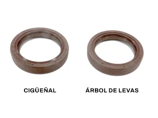 Reten volkswagen 1.6 8V bah retenes ciguenal y arbol de levas