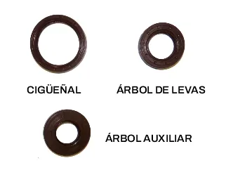 Reten renault 1.9 d F8Q retenes ciguenal arbol de levas y arbol auxiliar
