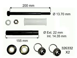 Rodamiento de cazoleta alfa romeo 145 96/02 / Alfa romeo 146 96/02 / Alfa romeo 147 02/.. / Alfa romeo 155 96/02 / Citroen bx 88/93 / Citroen C15 93/04 / Citroen xantia 93/01 / Fiat brava 00/03 / Fiat bravo 98/01 / Fiat marea 97/07 / Fiat palio 97/.. / Fiat siena 97/.. | Trasero