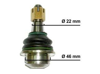 ROTULA 2012/.. INFERIOR PIVOTE 22 MM FIJACION 46 MM (1431T) FORD | RANGER