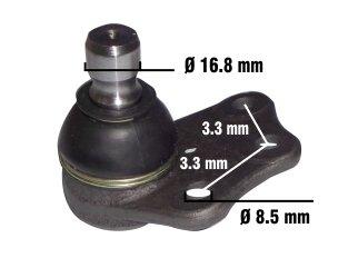 Rotula 2010/ Derecha 42070 Fiat / Jeep | Strada