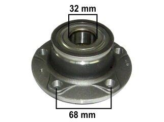 Ruleman rueda vw volkswagen vento Passat/Tiguan/Scirocco (3644VKBA - 8161NKF - 0103BAF) trasera