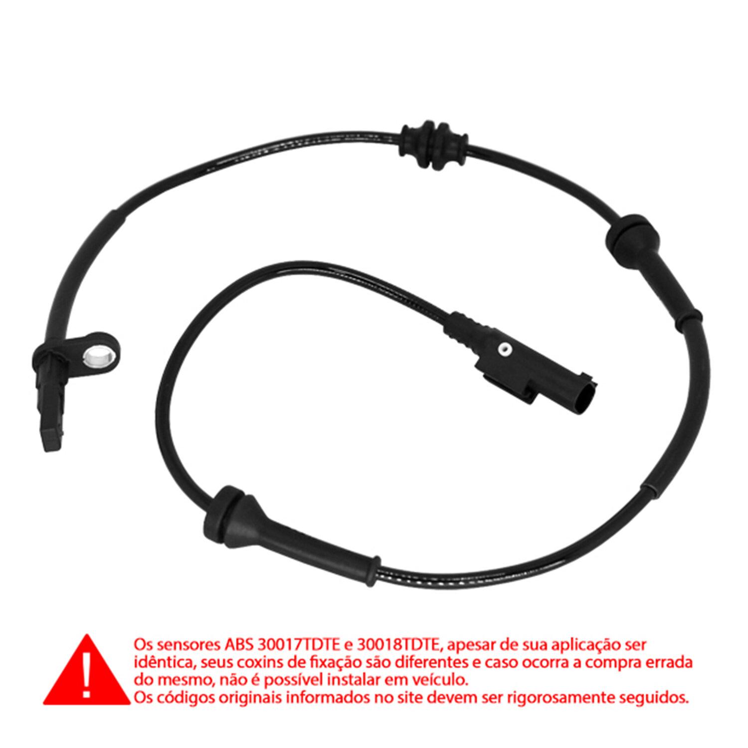 Sensor abs 2.0 jtd mt AT9 4X4 trasero ambos lados (Código oem - 52055240 - 51966687)) Fiat / Jeep | Toro | 2.0 jtd