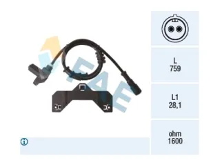Sensor abs chevrolet Astra | Delantero