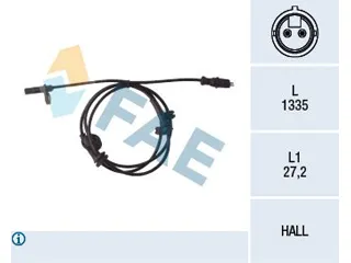 Sensor abs fiat doblo 1.4 1335 Mm | Delantero, izquierdo