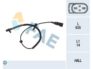 Sensor abs ford Focus | Trasero