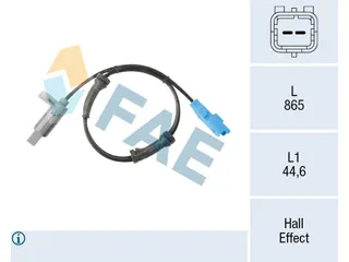 Sensor abs peugeot 207 | Delantero