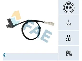 Sensor abs renault Kangoo | Trasero