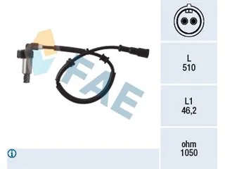 Sensor abs renault Megane | Trasero, derecho