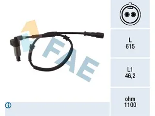 Sensor abs renault Megane | Trasero, izquierdo